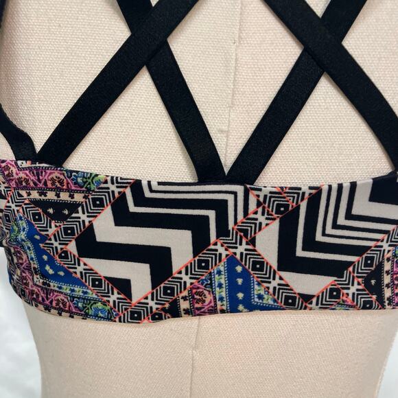 Victoria's Secret Very Sexy Lightly Lined Front Clip Plunge Bra 34/D Geometric - Picture 7 of 15